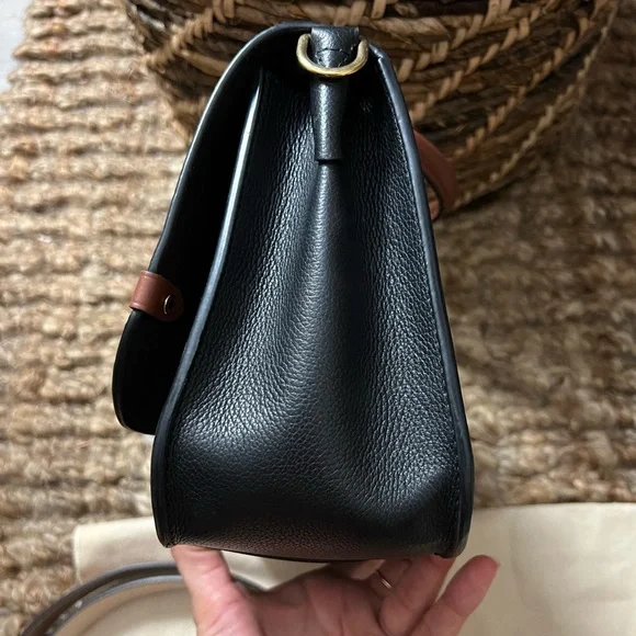 Louis Vuitton Vaugirard Monogram Flap Bag Crossbody Shoulder Designer Purse Noir - Picture 2 of 14